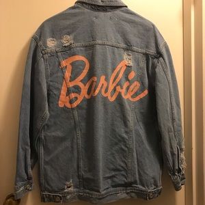 Misguided Barbie Jean Jacket - Oversized